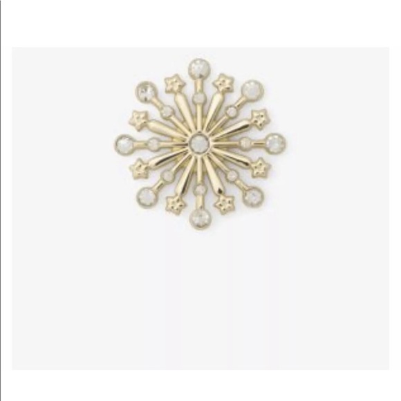 Michael Kors Accessories - Nwt Mk Pave Fireworks Pins/brooch color gold.